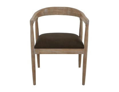 Teak - Chair - Ivory White