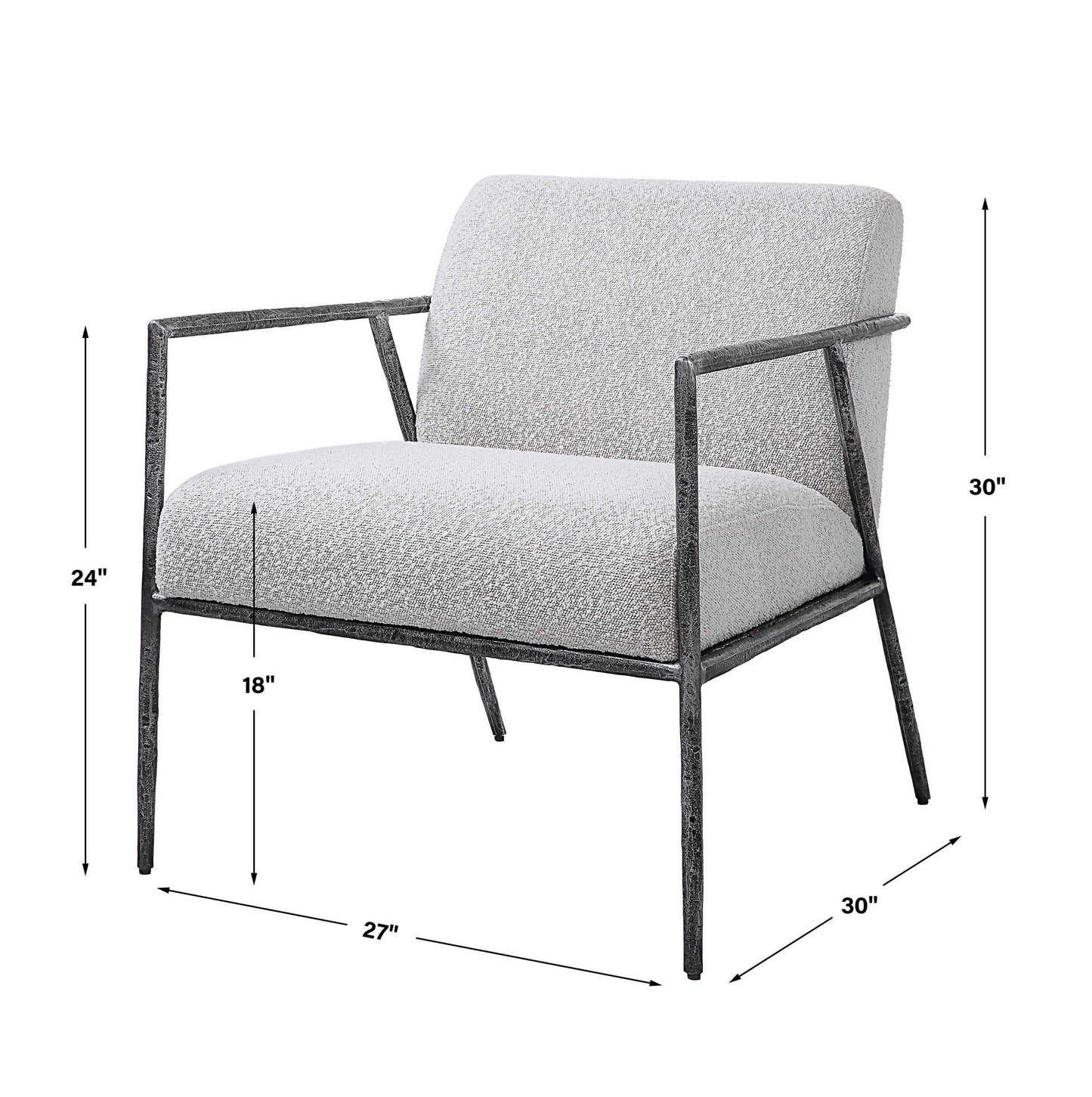 Brisbane - Accent Chair - Light Gray