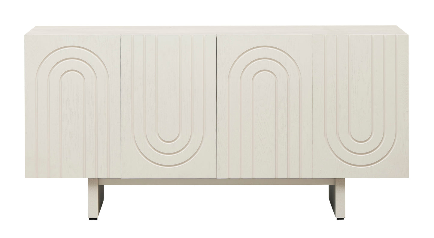 Windham - Four Door Credenza - Cream