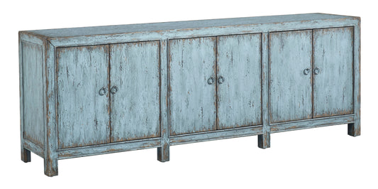 Marlowe - Six Door Credenza - Lia Aged Blue