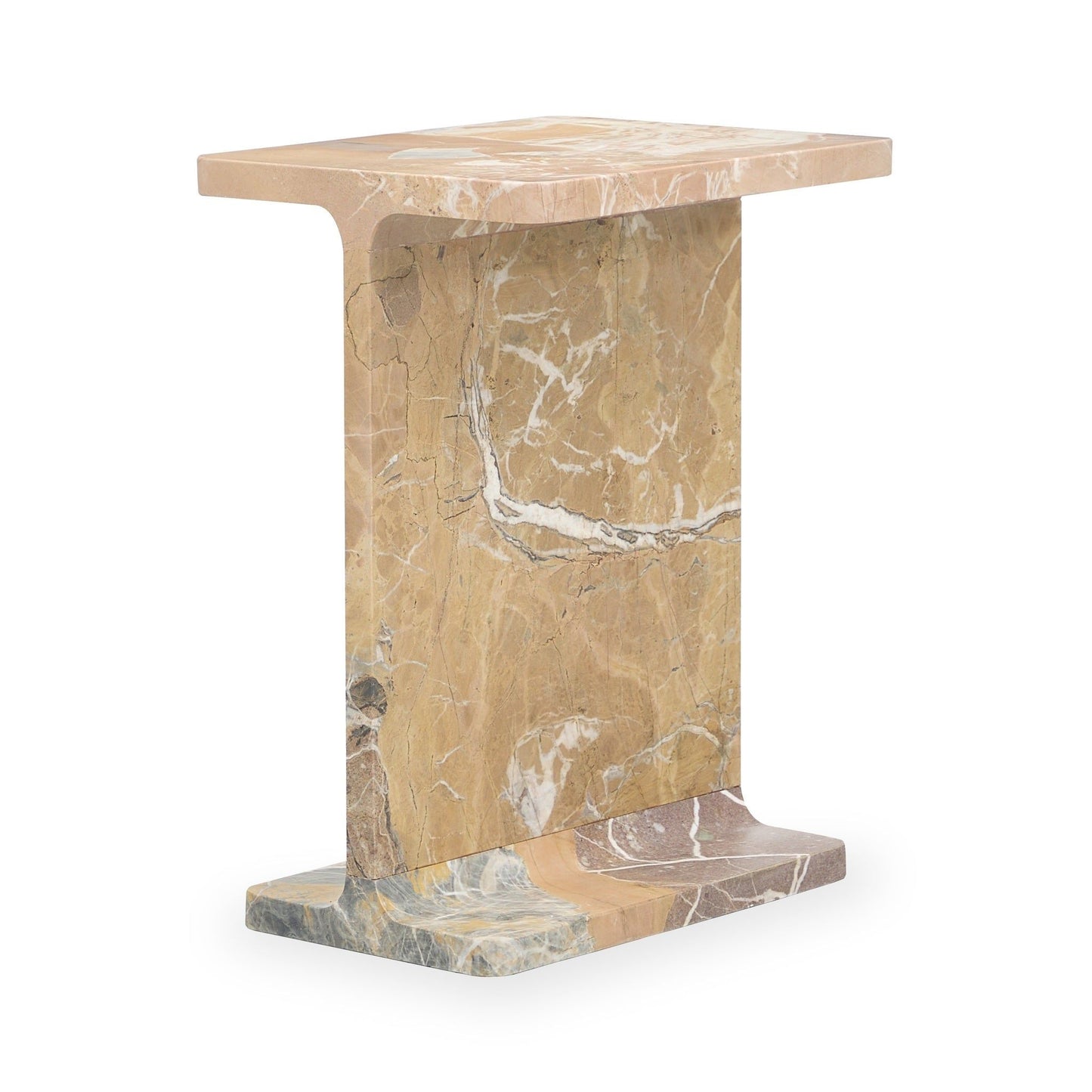 Delaney - Marble Rectangle Accent Table