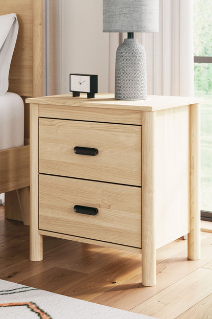 Cabinella - Tan - Two Drawer Night Stand