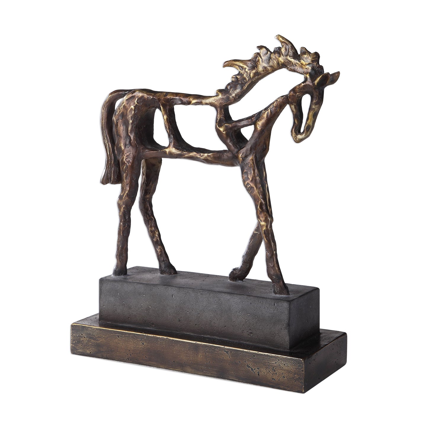 Titan Horse - Sculpture - Dark Brown