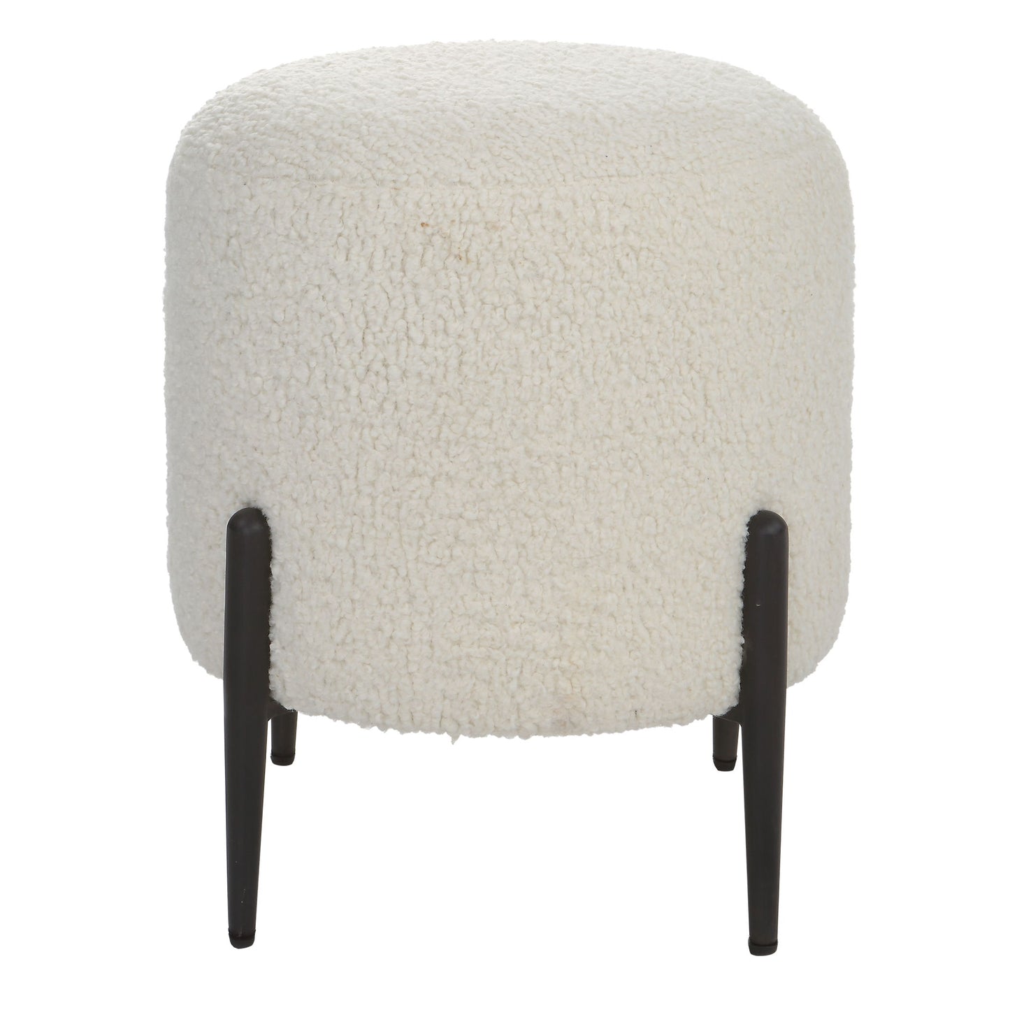 Arles - Shearling Ottoman - White