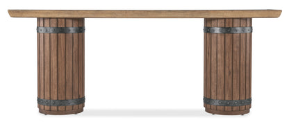 Vineyard Row - Console Table - Dark Brown