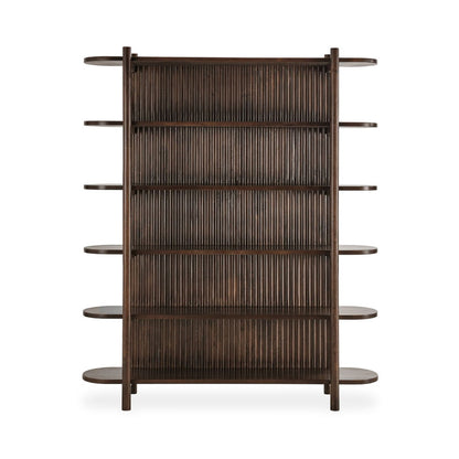 Redford - Tall Bookcase - Bark Brown