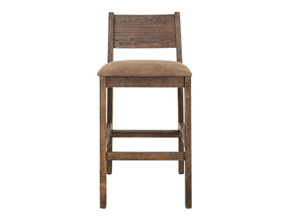 Novus Lodge - Barstool (Set of 2) - Walnut Brown