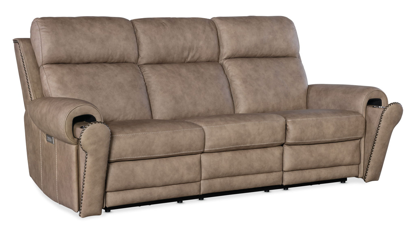SS - Duncan Power Sofa With Power Headrest & Lumbar