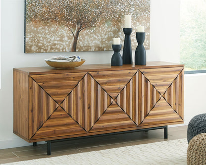 Fair - Warm Brown - Accent Cabinet