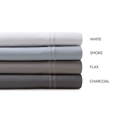 Woven Supima - Cotton Sheets - Split King - White