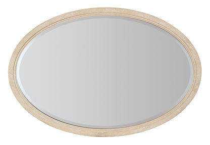 Nouveau Chic - Oval Mirror - Light Brown