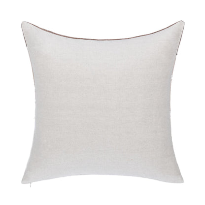 Bikram - 22" x 22" LN Pillow - Ivory / Mocha Cream