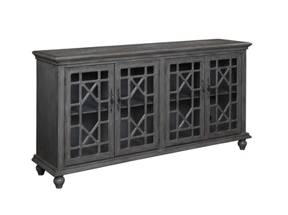 Lloyd - Four Door Credenza - Joplin Texture Gray