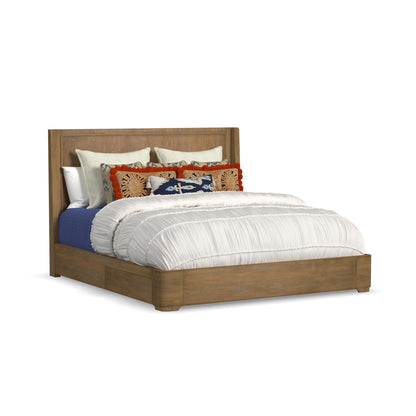 Normandy - Queen/King Storage Bed Rails - Light Brown
