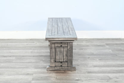 Alpine - Wood Side Bench - Gray