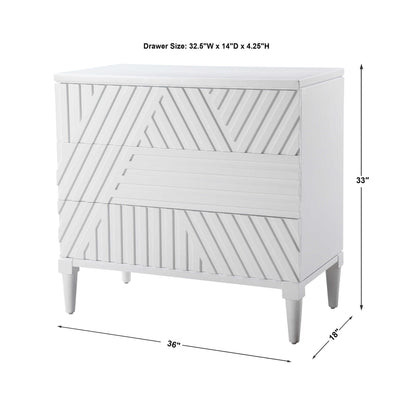 Colby - Drawer Chest - White