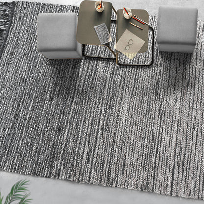 Kirvin - Wool 9 X 12 Rug - Dark Gray