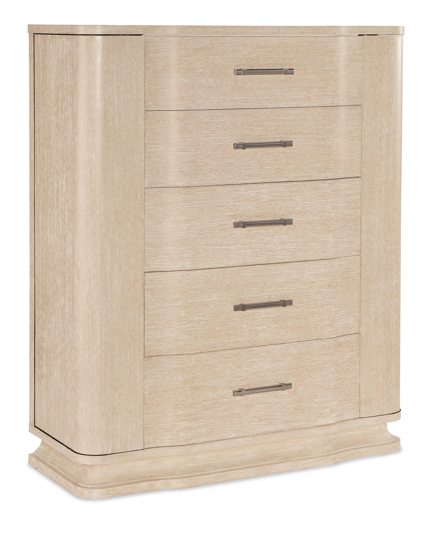 Nouveau Chic - Five Drawer Chest - Light Brown