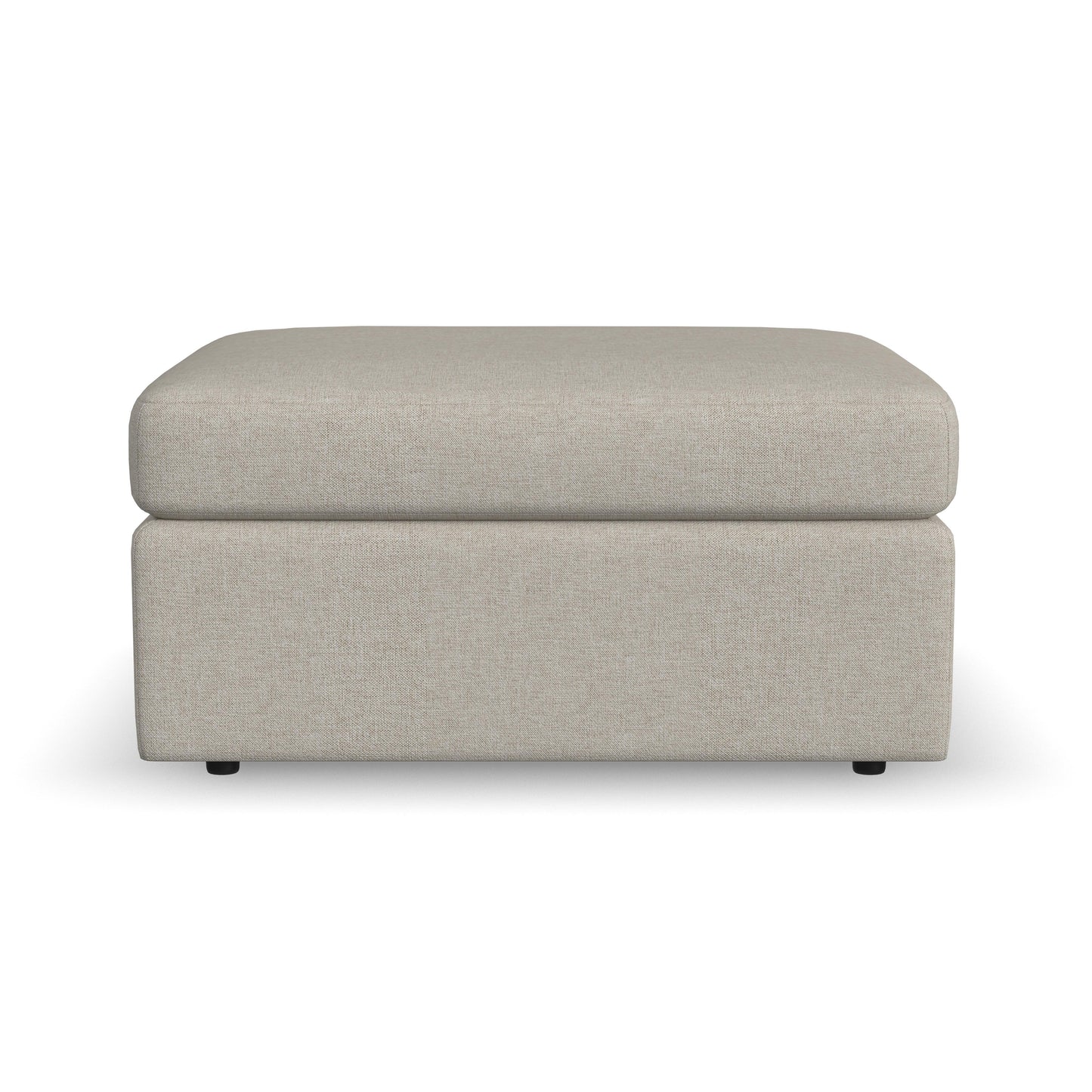 Sky - Fabric Stationary Square Cocktail Ottoman