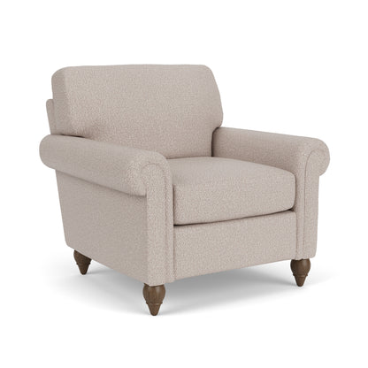 Moxy - Fabric Chair With Rolled Arms