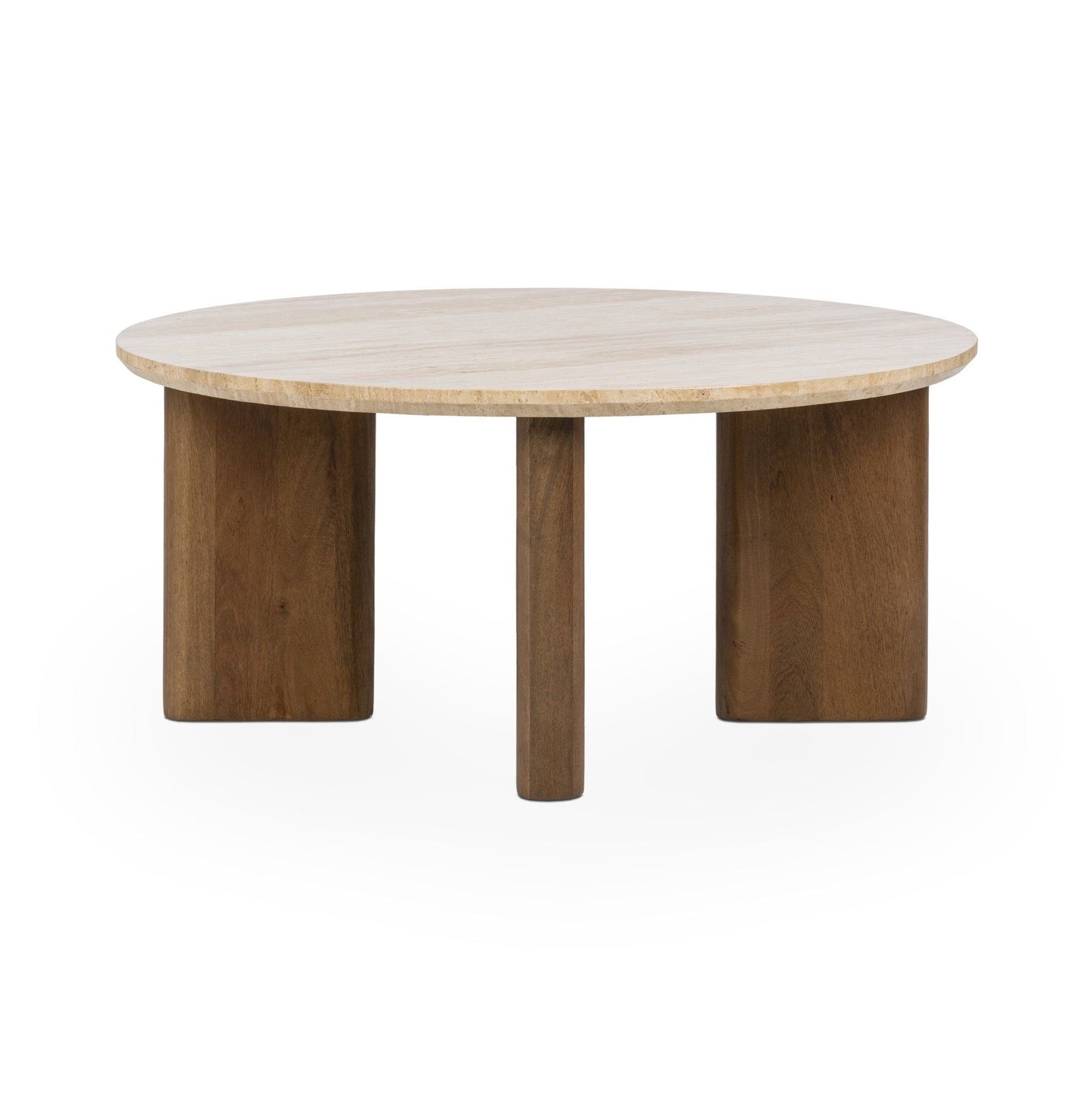 Idella - Travertine Round Table