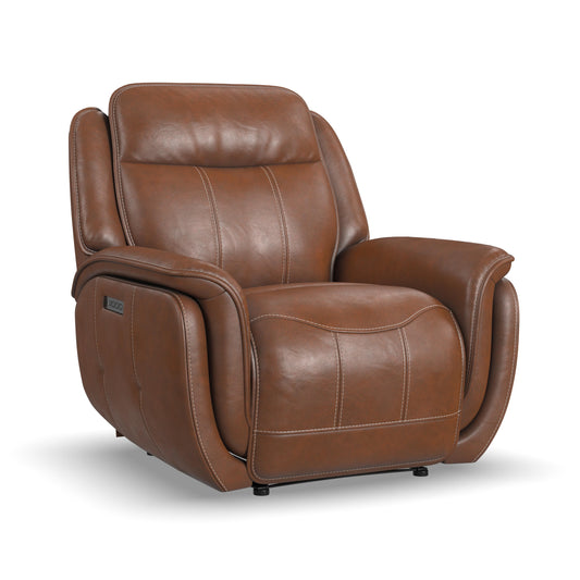 Swift - Power Recliner with Power Headrest & Lumbar - Dark Brown