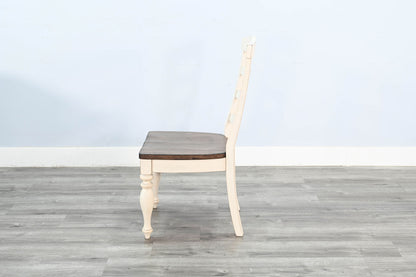 Pasadena - Wood Ladderback Chair (Set of 2) - Buckskin / Marble White