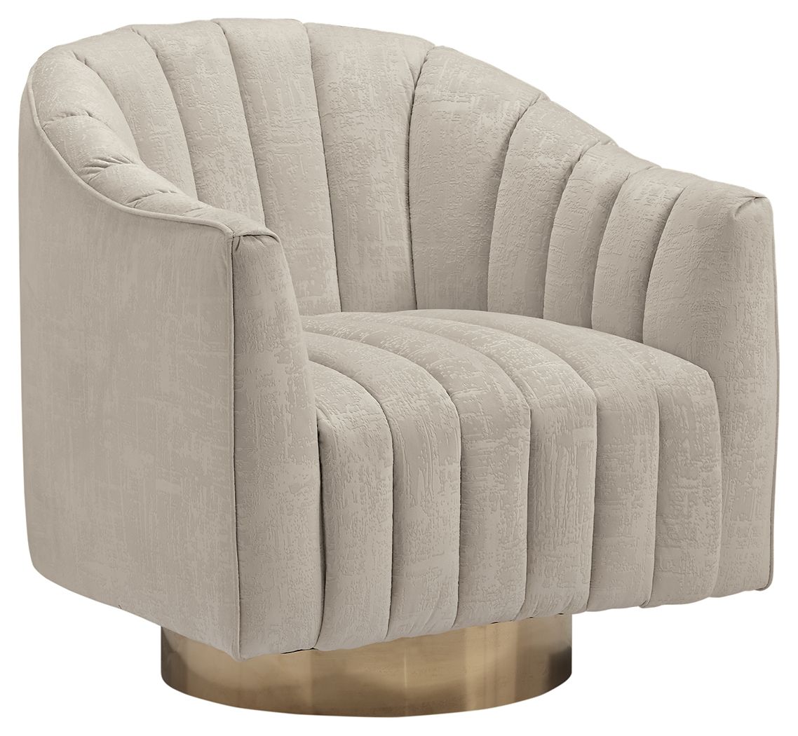 Penzlin - Pearl - Swivel Accent Chair