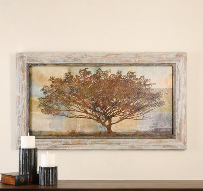 Autumn Radiance Sepia - Framed Art - Light Brown