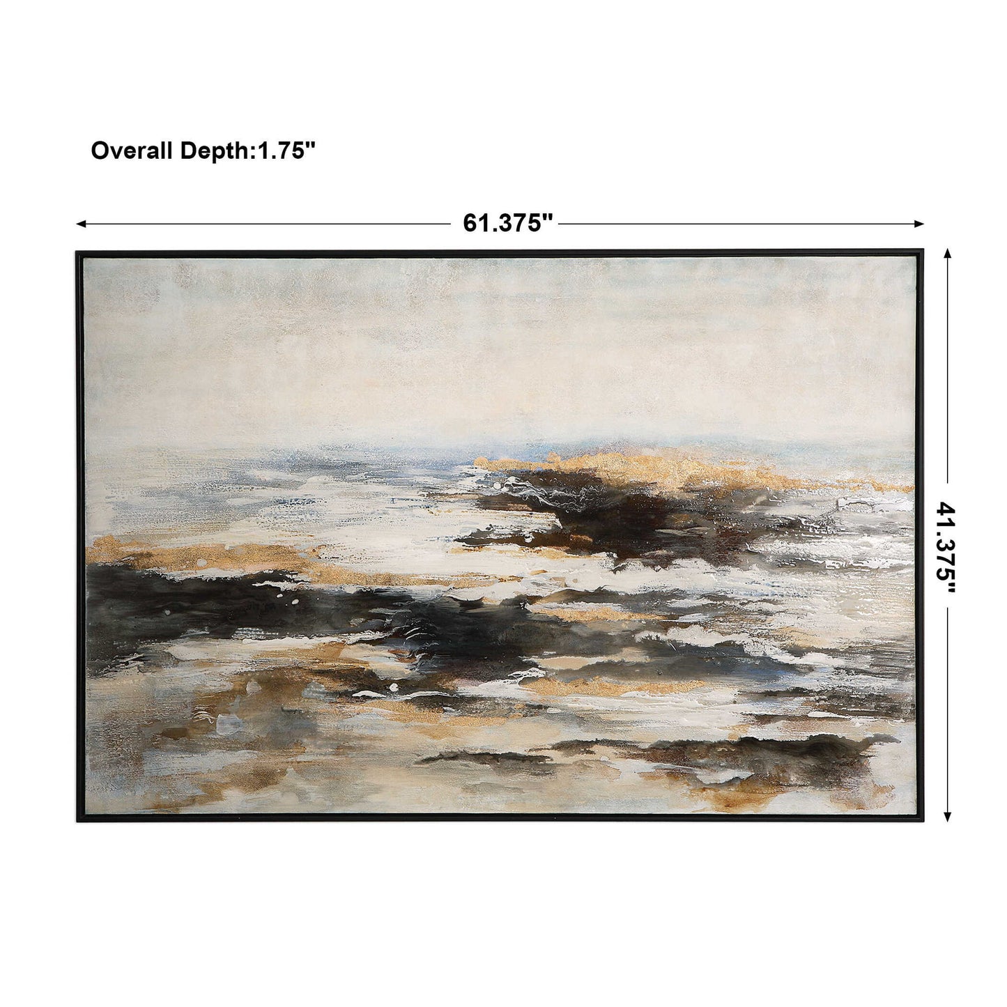 Aftermath - Abstract Art - Light Brown