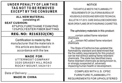 Jia - Wooden Ottoman - Light Brown