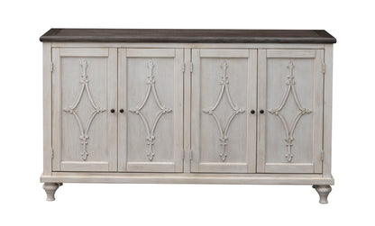 St. Claire - Four Door Credenza - Cream