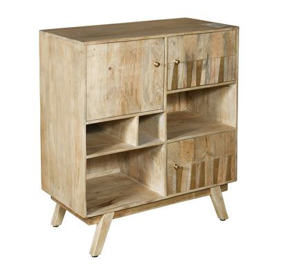 Tait - Three Door Tall Cabinet - Winston Natural