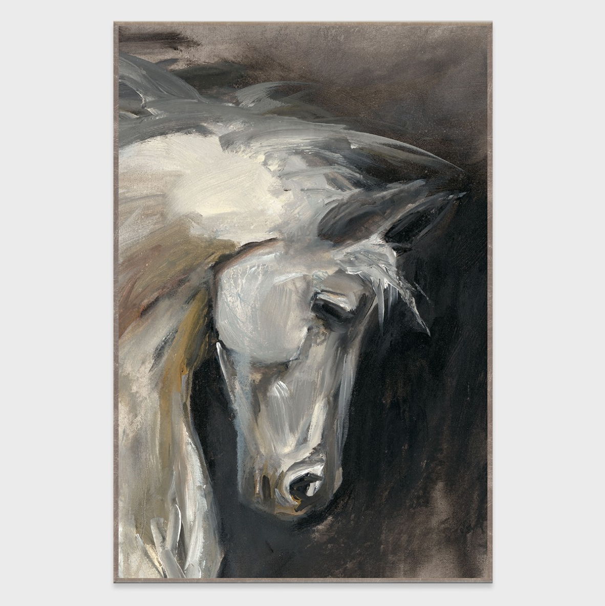 Dash II - Painting Art by Buddy Whitlock - Dark Gray