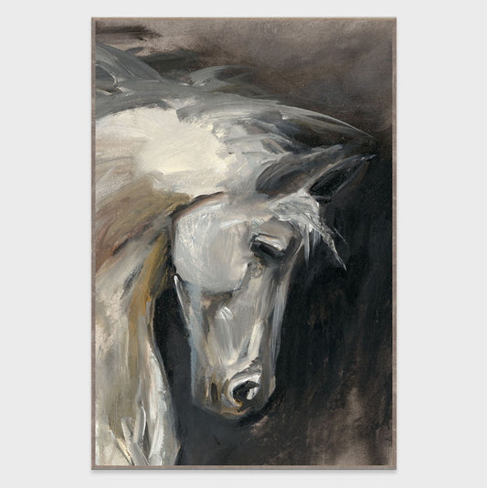 Dash II - Painting Art by Buddy Whitlock - Dark Gray