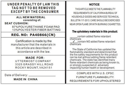 Farran - Fur Small Bench - White