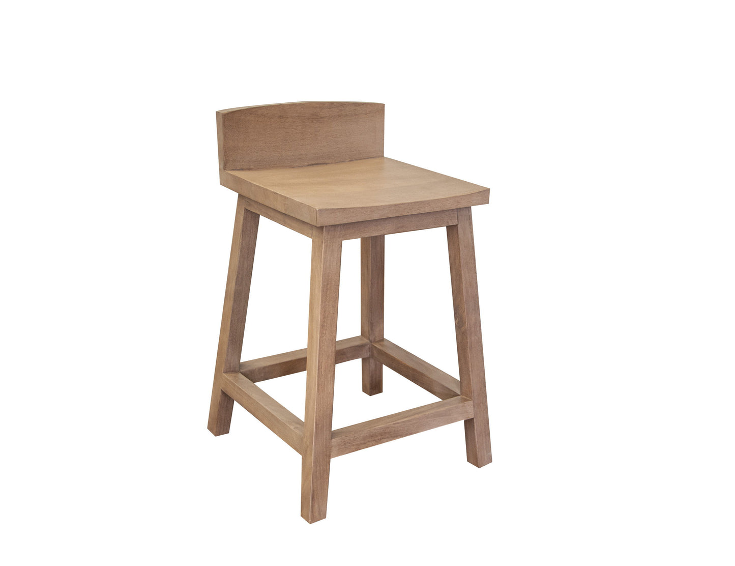 Natural Parota - 24" Barstool (Set of 2) - Brown Cappuccino