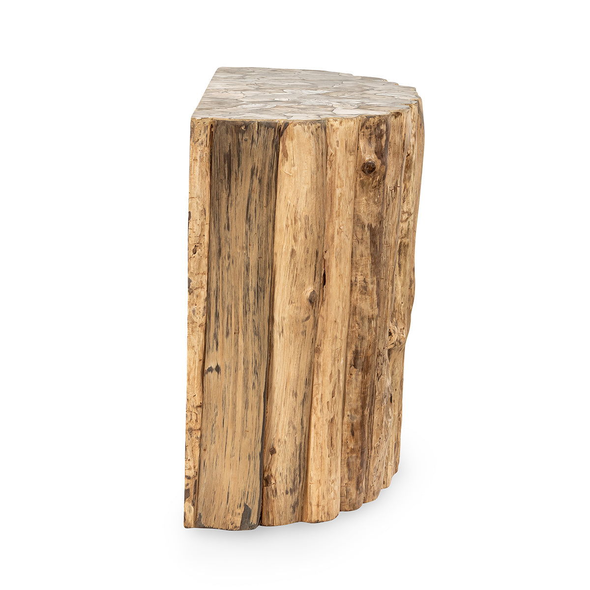 Norwest Petrified - Wood Console Table - Natural