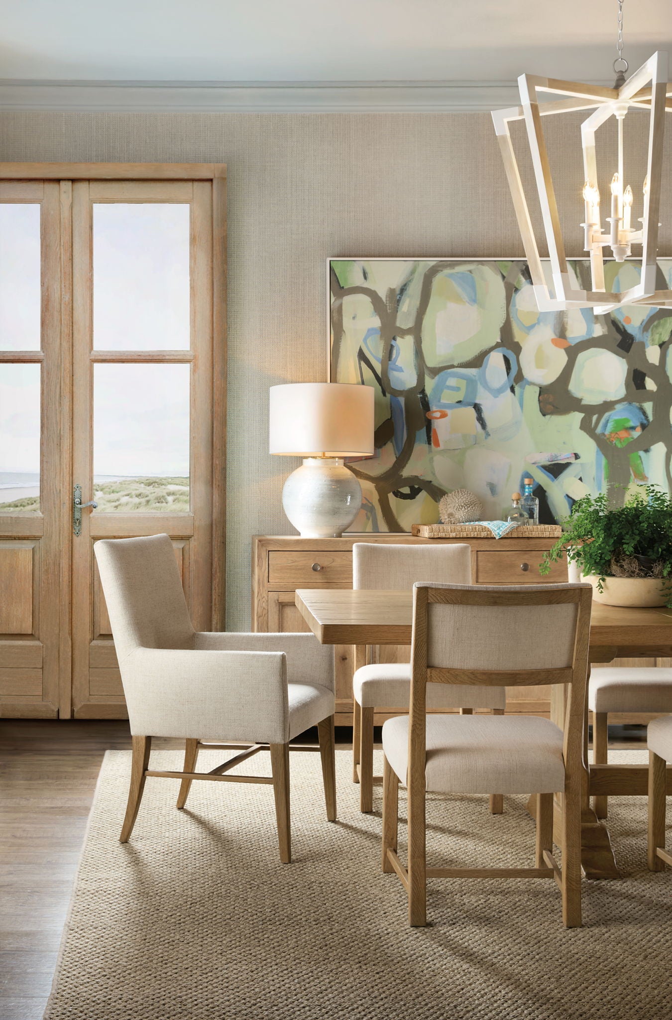 Driftwood - Fabric Upholstered Arm Chair (Set of 2)