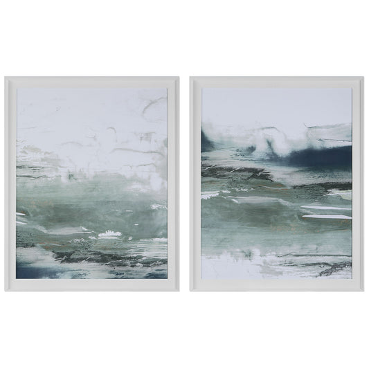 Emerald Daze - Abstract Prints (Set of 2)