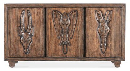 Commerce And Market - Safari Credenza - Dark Brown