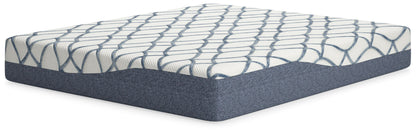 12 Inch Chime Elite 2.0 - White / Blue - California King Mattress