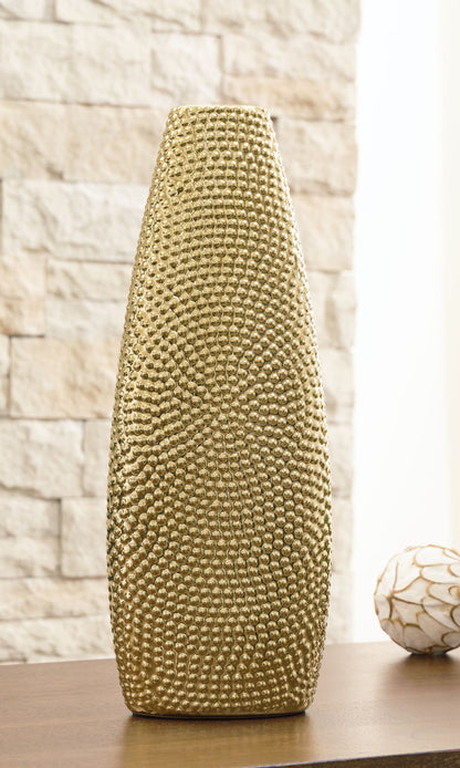 Efim - Vase - 13.75" - Gold Finish