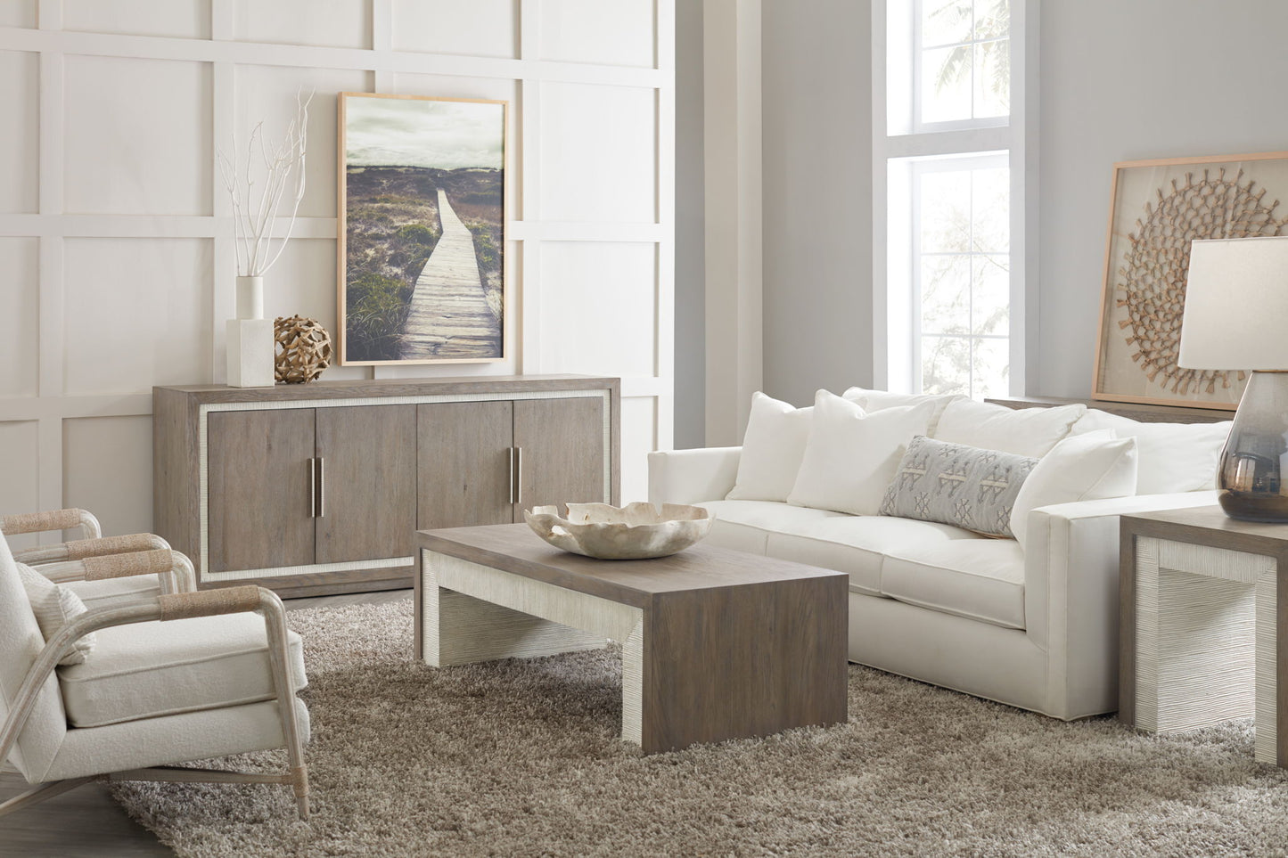 Serenity - Tulum Media Storage Cabinet - Gray