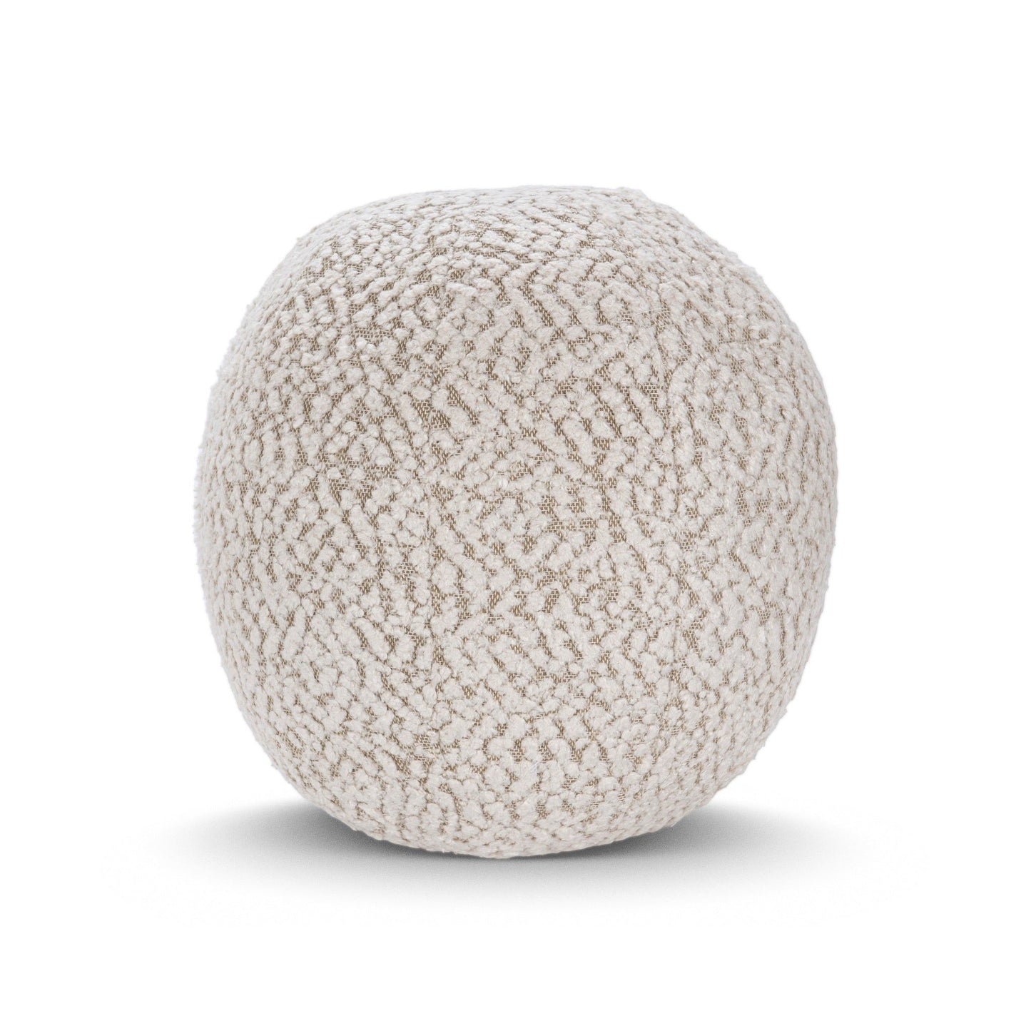 Villa Classics - Maris Round Pillow - Ivory / Natural