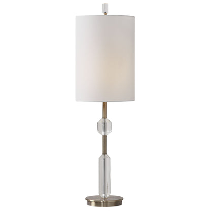 Margo - Cut Crystal Buffet Lamp - White