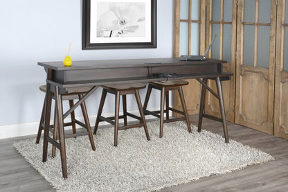 Americana - Console Table With USB Power Pack - Dark Brown