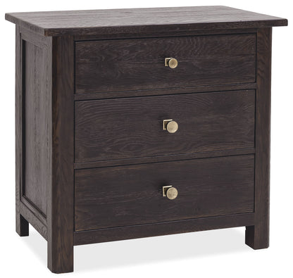 Driftwood - Three-Drawer Nightstand