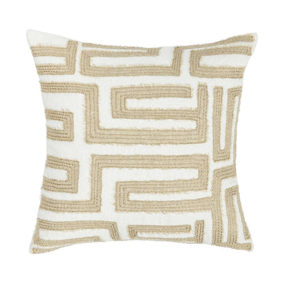 Villa Classics - Mateo 22" x 22" Pillow - Metallic Gold / Ivory