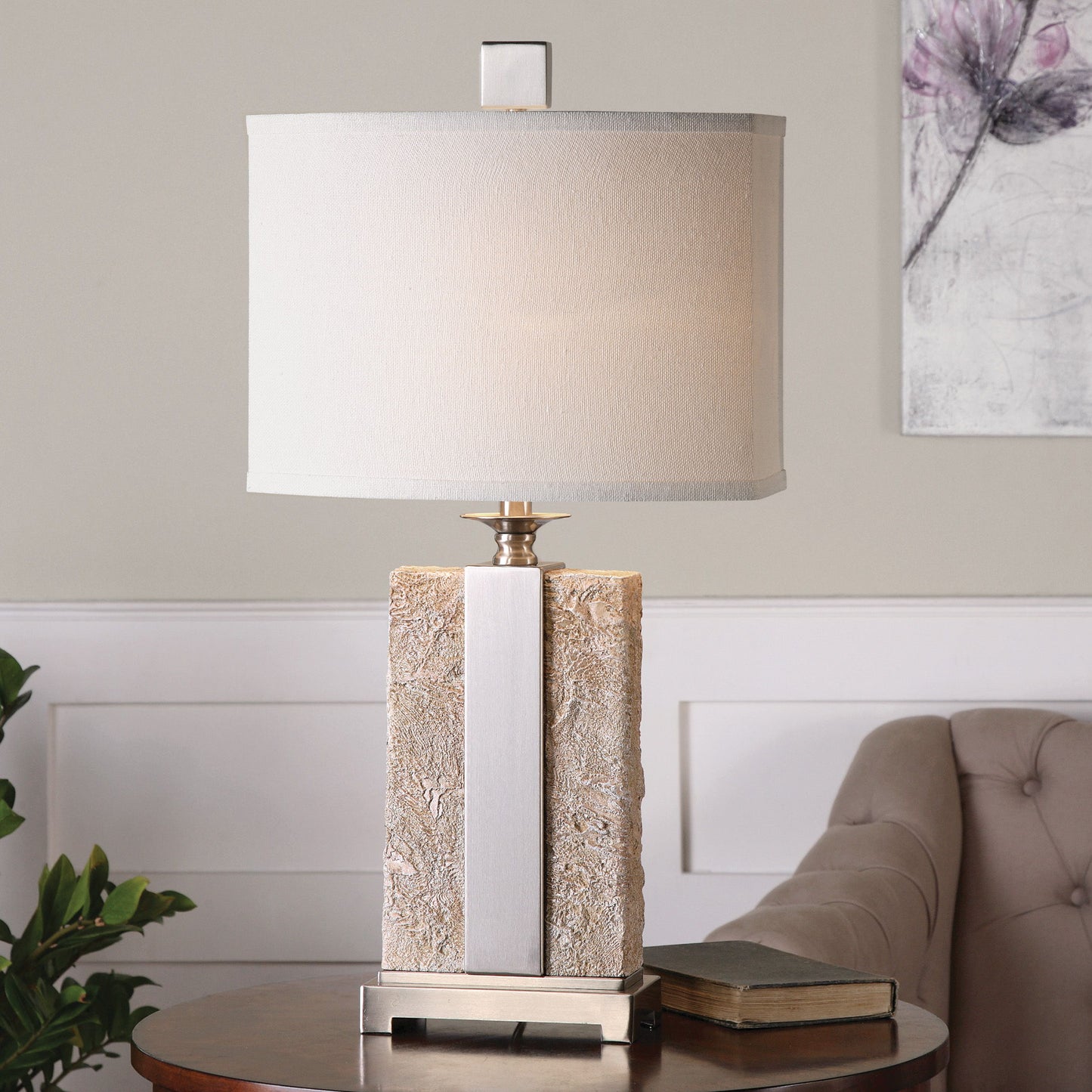 Bonea - Table Lamp - Stone Ivory